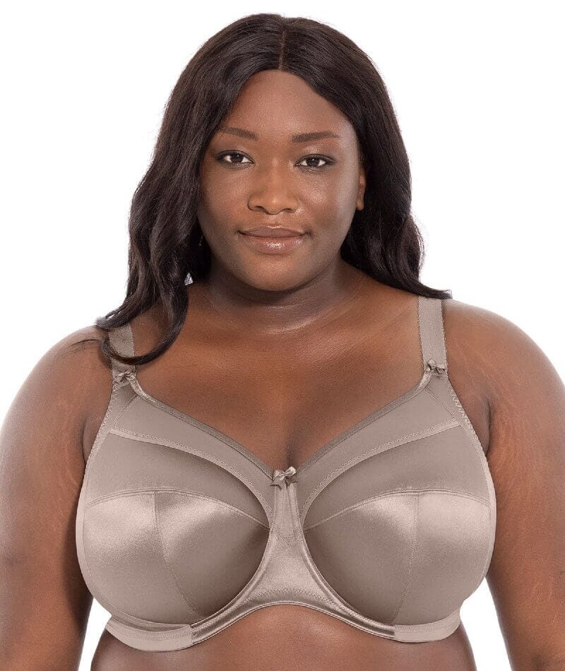 Buy Goddess Plus Size Banded Underwire Bra ® (Chocolate,44 G) at