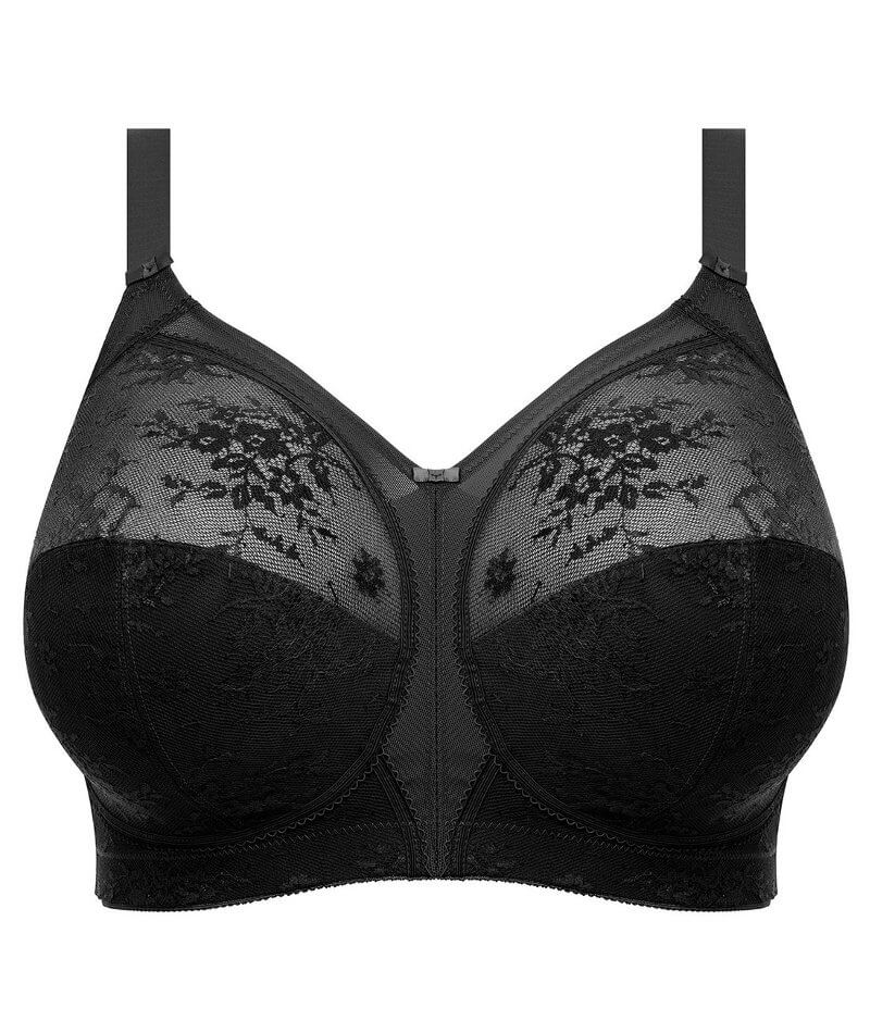 Goddess Verity Wire-free Bra - Black - Curvy Bras