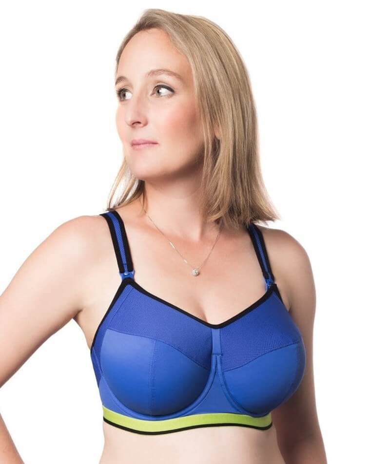 Buy Pour Moi Blue Energy Rush Lightly Padded Underwired Sports Bra