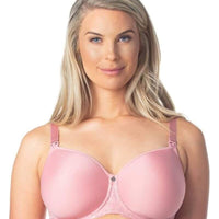 hotmilk Obsession Molded Spacer Flexi-Wire A-Frame Nursing Bra (OBN),34H,Nude  
