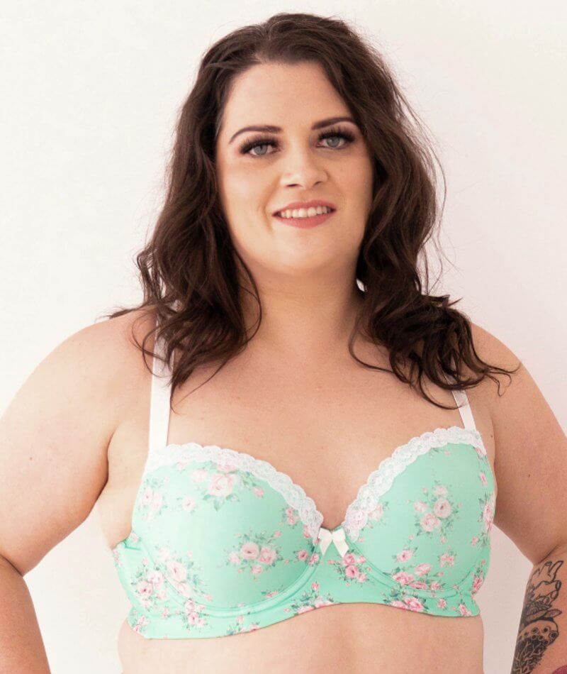 No Boundaries bra women's size XL aqua blue new with tags