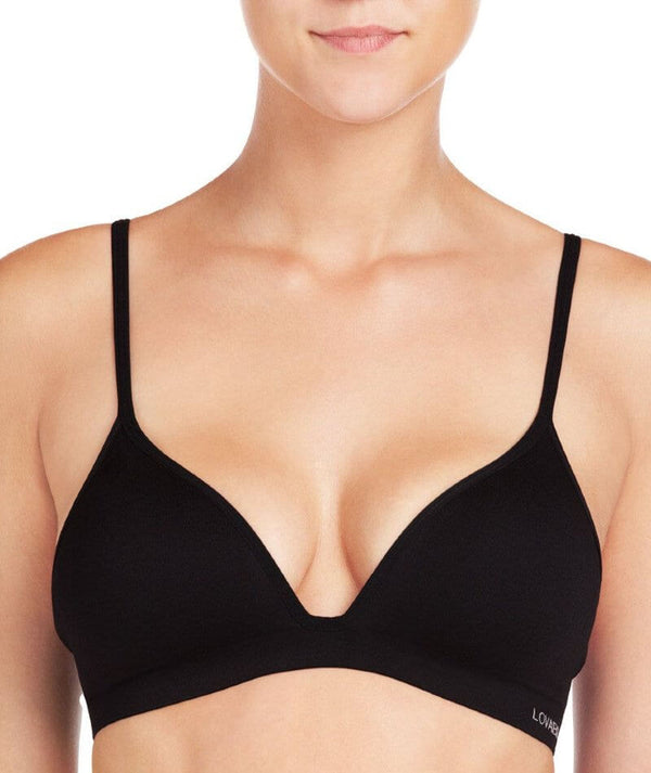 Breezies~Sleek Curves Underwire Contour Bra~44D~BLACK~A275792~Foam Cup 5864