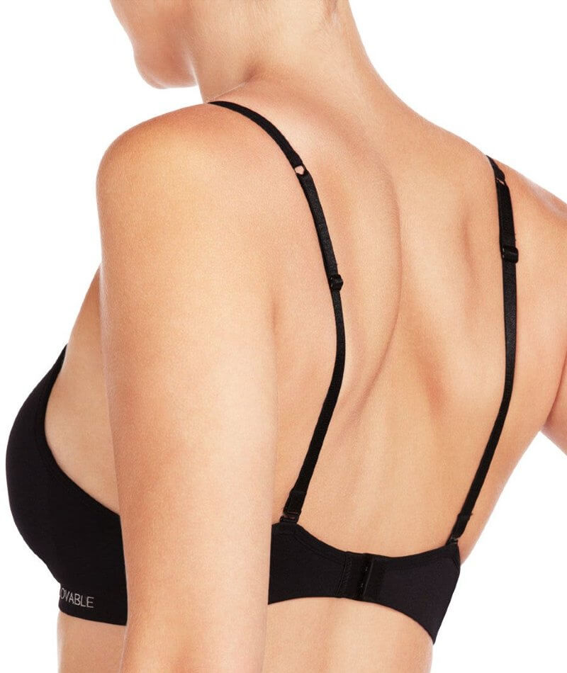 Women's Ladies Sport Solid Front Fastening Bra Non Wired Comfort Soft Cup  Top 