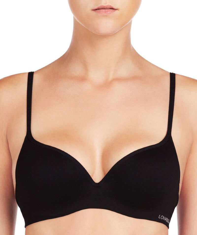 Lovable Sexy & Seamless Contour Bra In Black