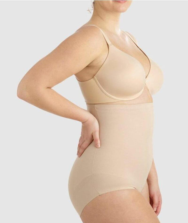 Women's Extra Firm Tummy-Control Shape Away High Waist Thigh Slimmer 2919  Miraclesuit Цвет: Nude- Nude 01; Размер: S купить от 10373 рублей в  интернет-магазине MALL