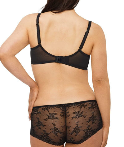 Nancy Ganz Jasmine Midi Brief - Black Knickers