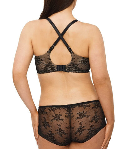 Nancy Ganz Jasmine Midi Brief - Black Knickers