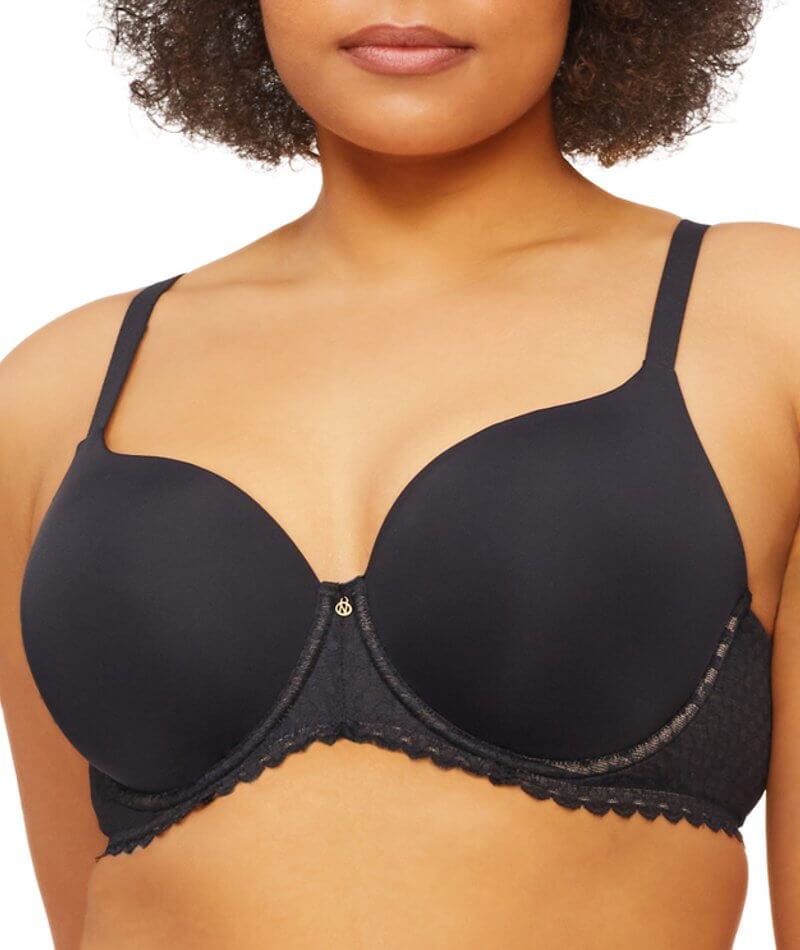 Bestform Floral Trim Wire-Free Cotton Bra With Lightly Lined Cups