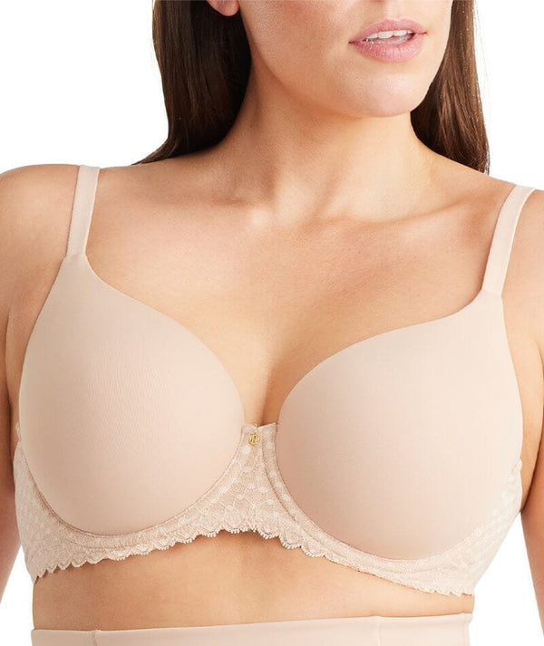 Buy A-GG White Broderie Full Cup Padded Bra 36A, Bras