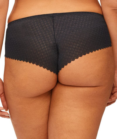 Nancy Ganz Revive Lace Midi Brief - Black Knickers