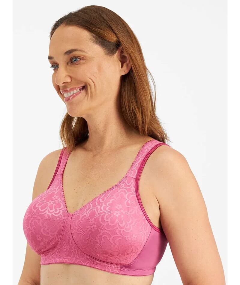 Playtex Womens 18-Hour Ultimate Lift & Support Wireless Full-Coverage Bra,  Everyday Comfort, Single & 2-Pack