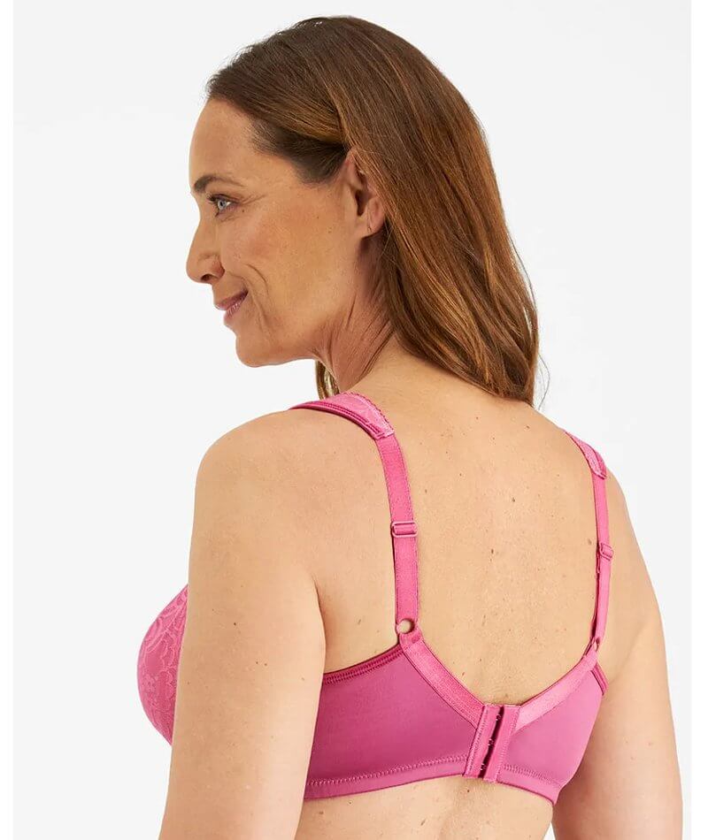 Playtex 18-Hour Ultimate Lift Wireless Bra, Wirefree Bra with Support, Full- Coverage Wireless Bra for Everyday Comfort, Mauve Glow, 36B at   Women's Clothing store