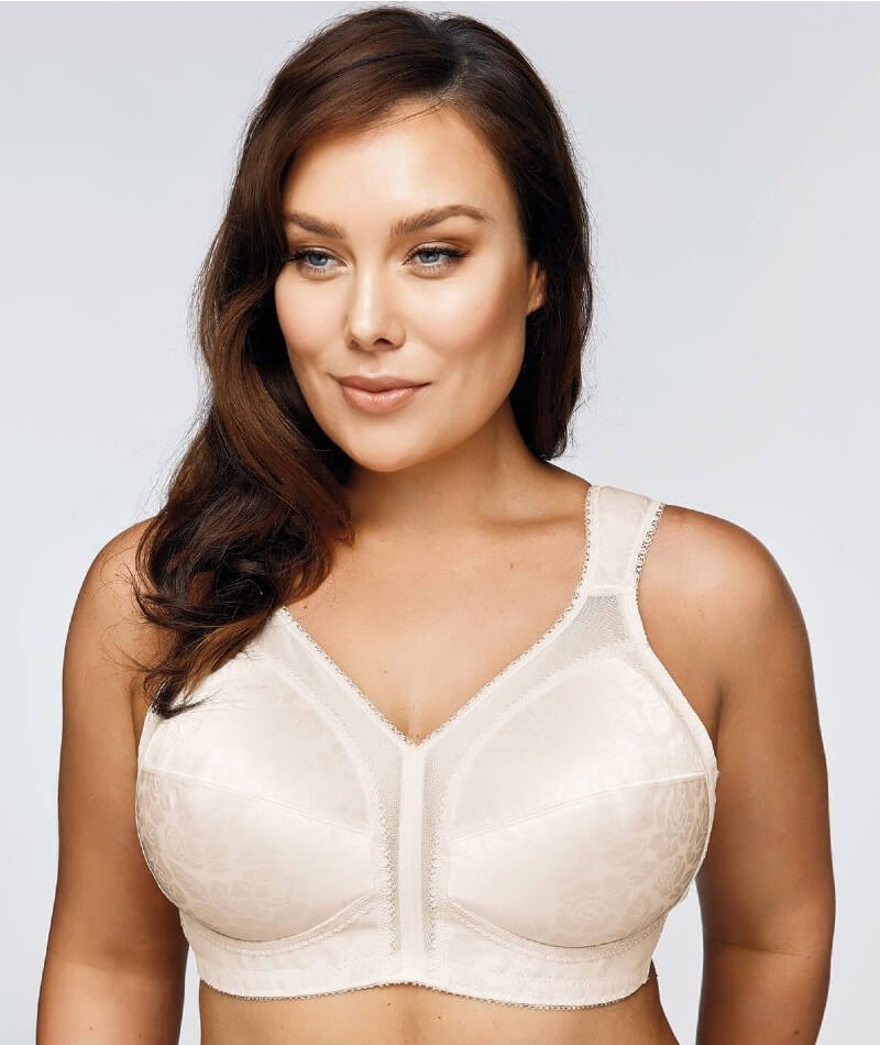 ▷ Playtex 18 Hour Easier On Front-Close Wirefree Bra Flex Back