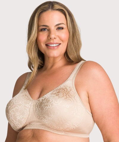 Playtex 18 Hour Ultimate Lift & Support Wirefree Bra P4745 in Nude - Curvy  Bras