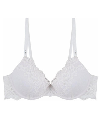 Push-Up Perfect Shape Bras Molded cup on the frame White. Milavitsa.