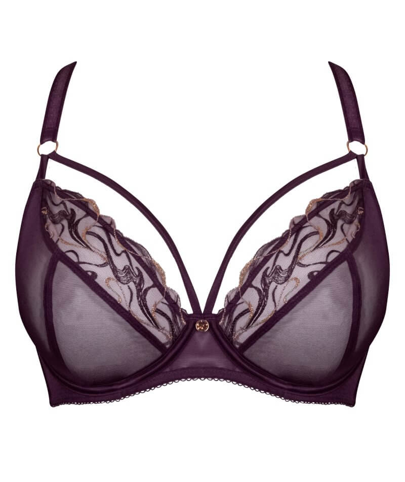 Lavender Lace Plunge Bra | Anthropologie Singapore Official Site