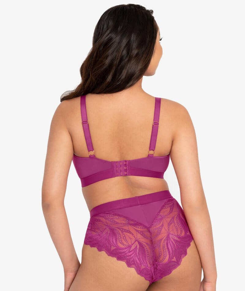 Scantilly Indulgence Wire-free Bralette - Orchid/Latte - Curvy
