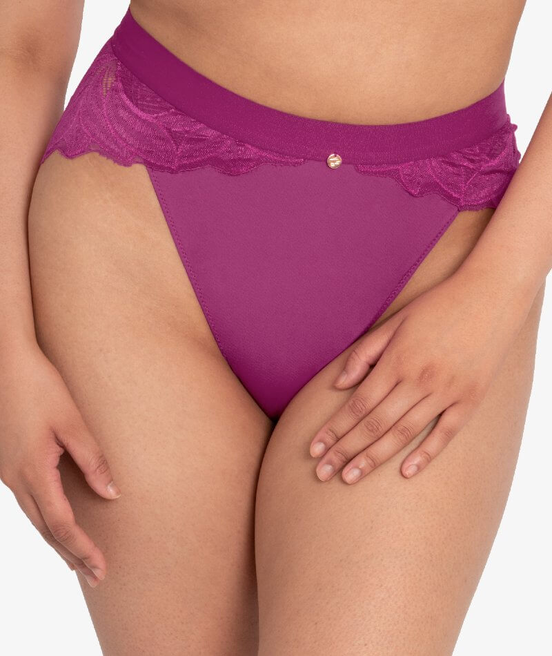 Scantilly Indulgence Black High Waist Brief