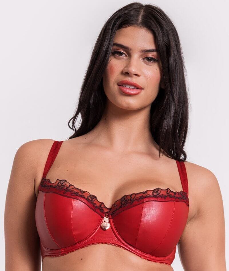 Red Strapless 38 Band Bras & Bra Sets for Women for sale
