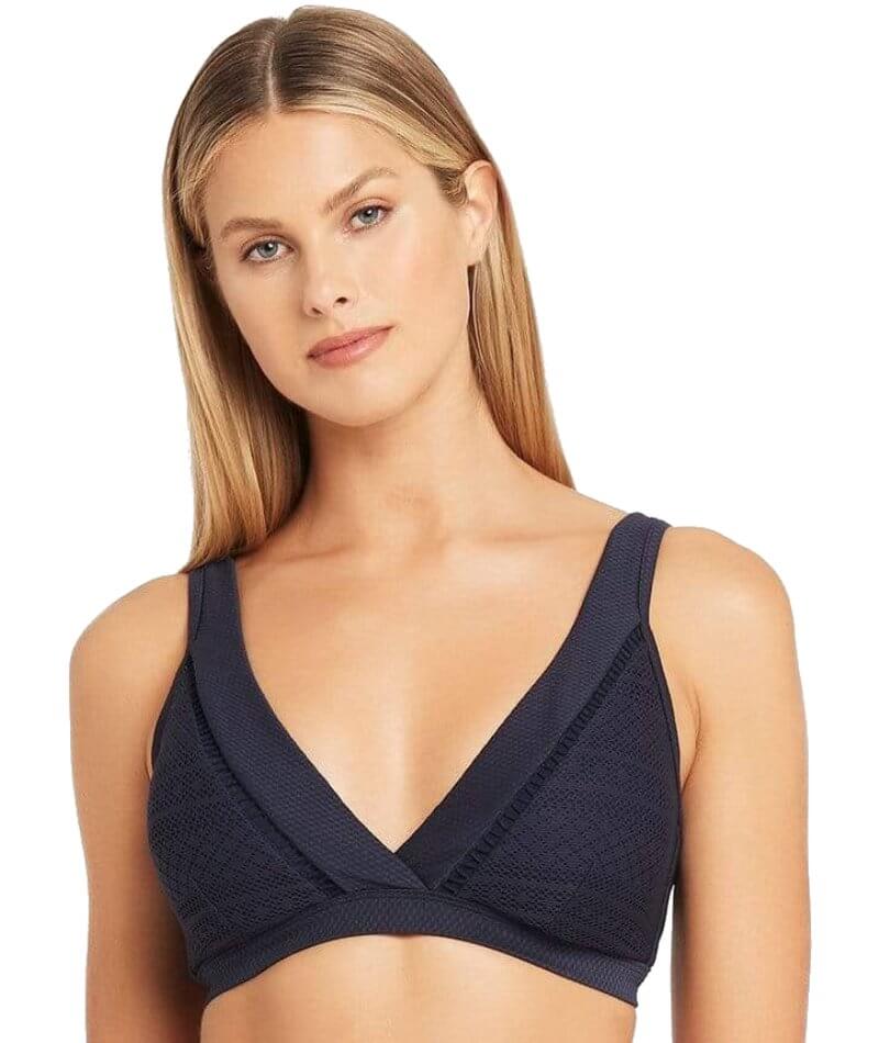 Cut Out Front Laddered Top with Jersey Bra