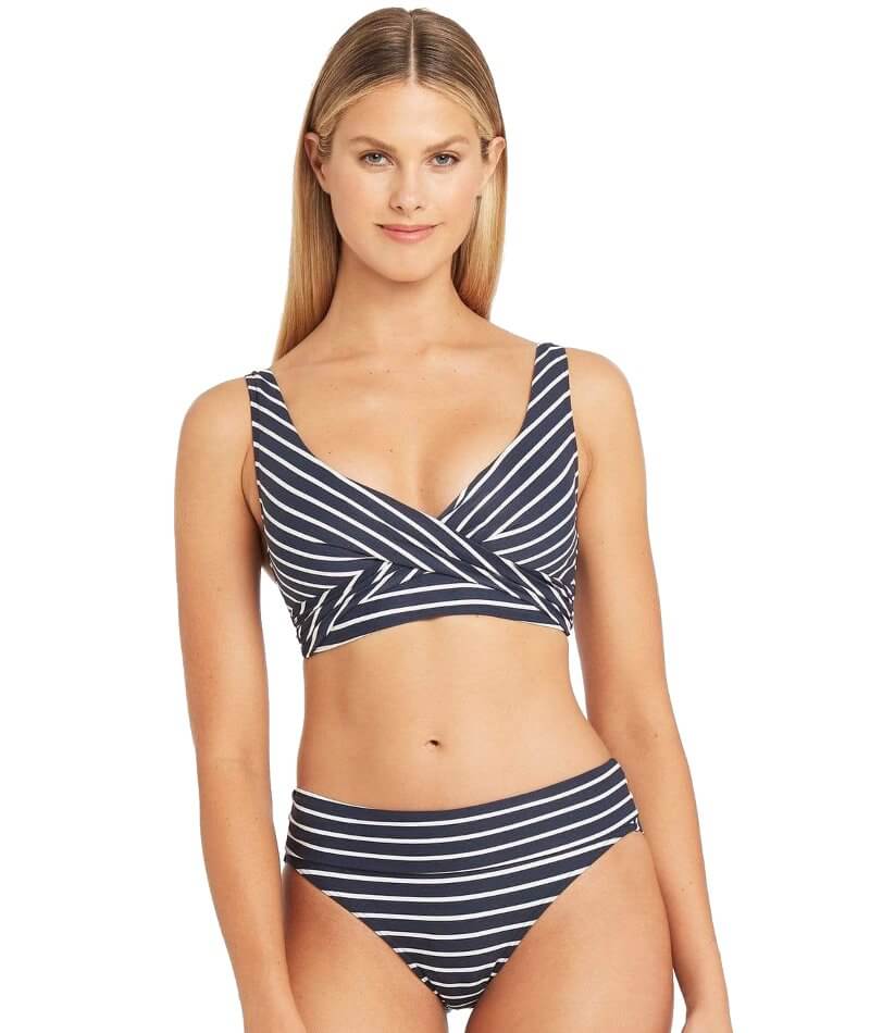 Elila Full Coverage Soft Cup BLUE PINSTRIPE