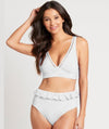 Sea Level Chantilly Triangle Bikini Top - White Swim