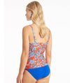 Sea Level Habitat Cross Front Multifit Singlet Top - Flame Swim