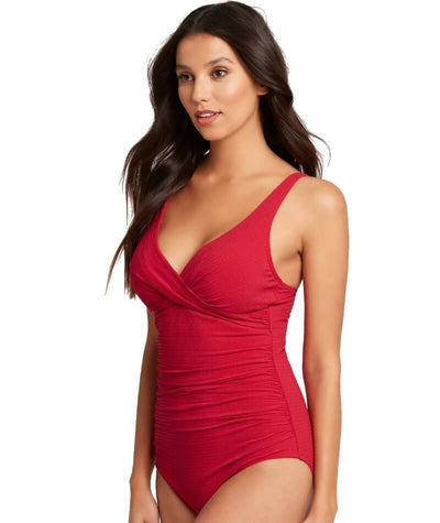 Swim by Cacique Red Two Piece Swimsuit Size 14 - 63% off