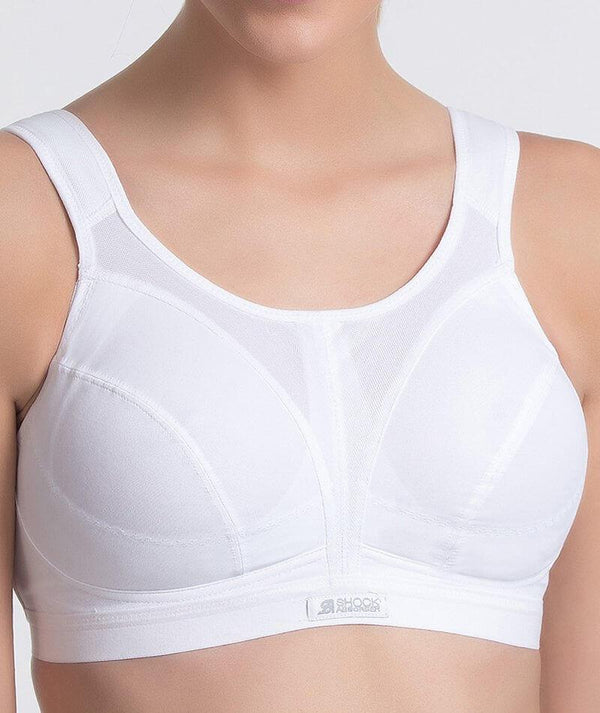 Shock Absorber Active D+ Classic Support Wire-free Sports Bra - White