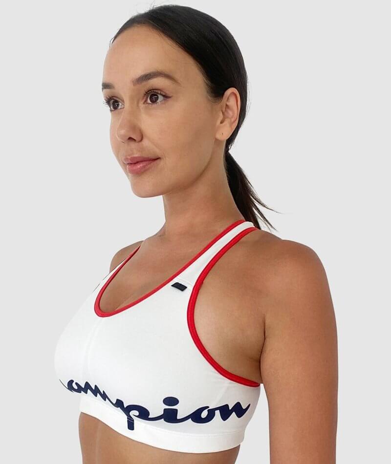 CHAMPION ABSOLUTE RACERBACK SPORTS BRA W/ SMOOTHTEC BAND SMALL, WHITE *NEW