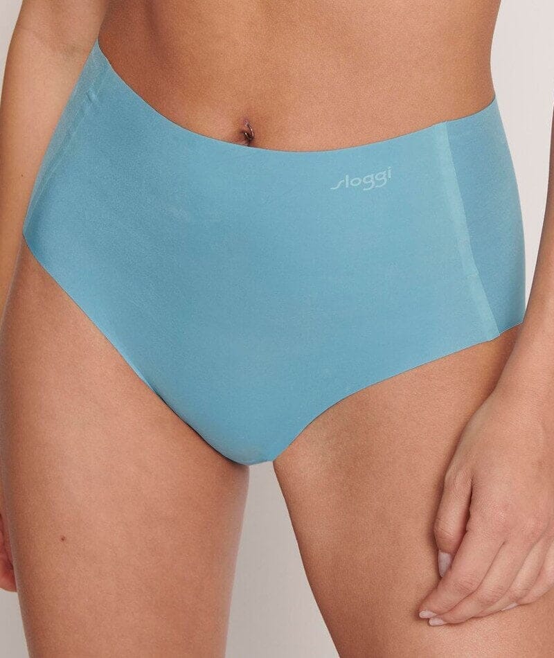 Sloggi Womens Zero Feel High Waisted Seamfree Cotton Underwear or Panties  Basic Maxi Briefs (Skin, XL, 3 Pack) 