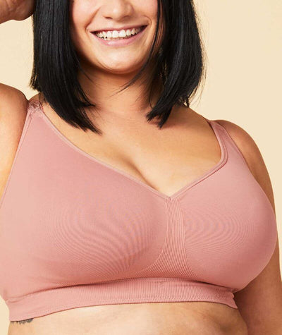 Buy Floret Double Layered Non Wired Full Coverage Super Support Bra - Nude  Rose at Rs.898 online
