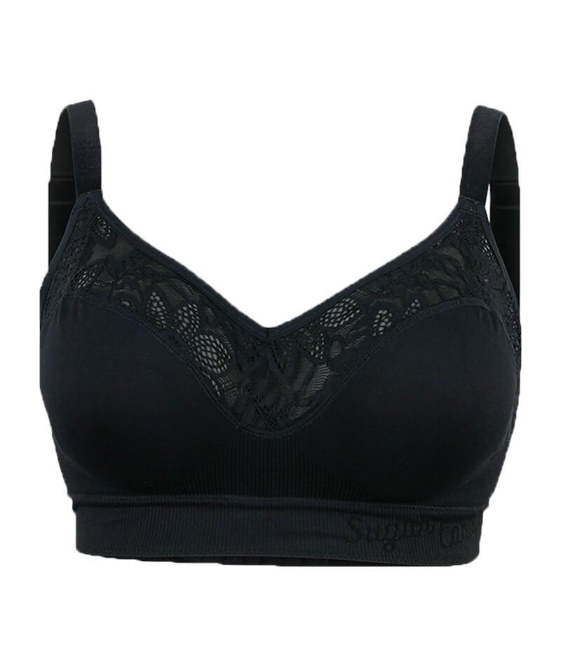 F Cup - HH Cup Breeze Essentials BreastNest for Large Cup Sizes XXL Black:  Buy Online at Best Price in UAE 