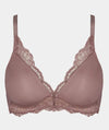 Triumph Amourette Charm Padded Wire-free Bra - Rose Brown Bras