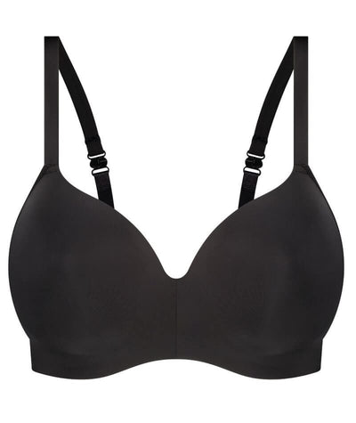 Body Make-Up Soft Touch Wirefree Bra In black