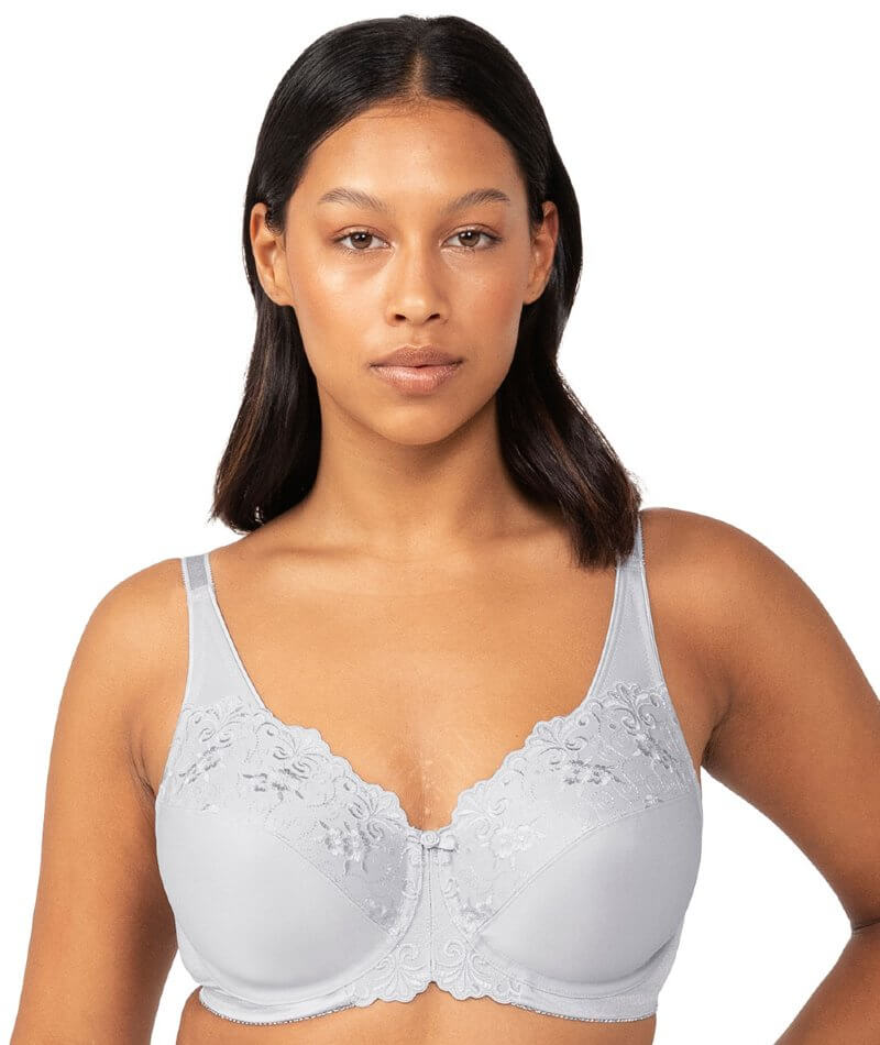 Blue/White - Lace Bras 2 Pack