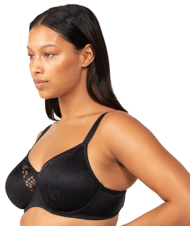 Perfect curves minimizer bra Black - Plus Size Lingerie