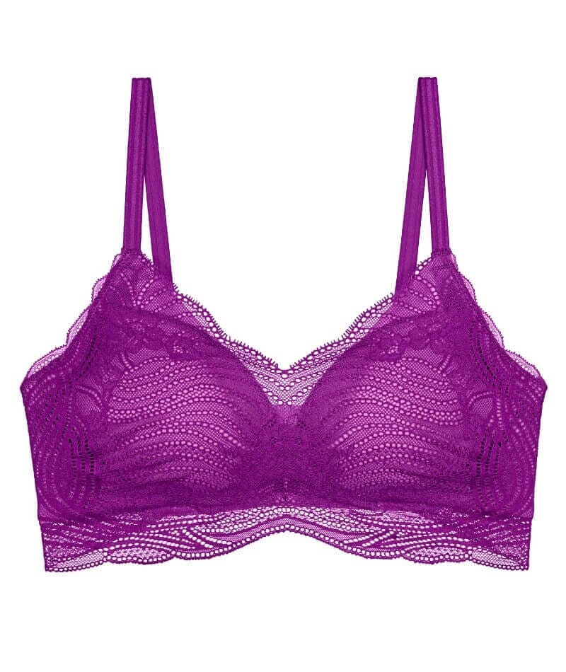 Buy La Vie En Rose Purple Underwired Heavily Padded Bra - Bra for
