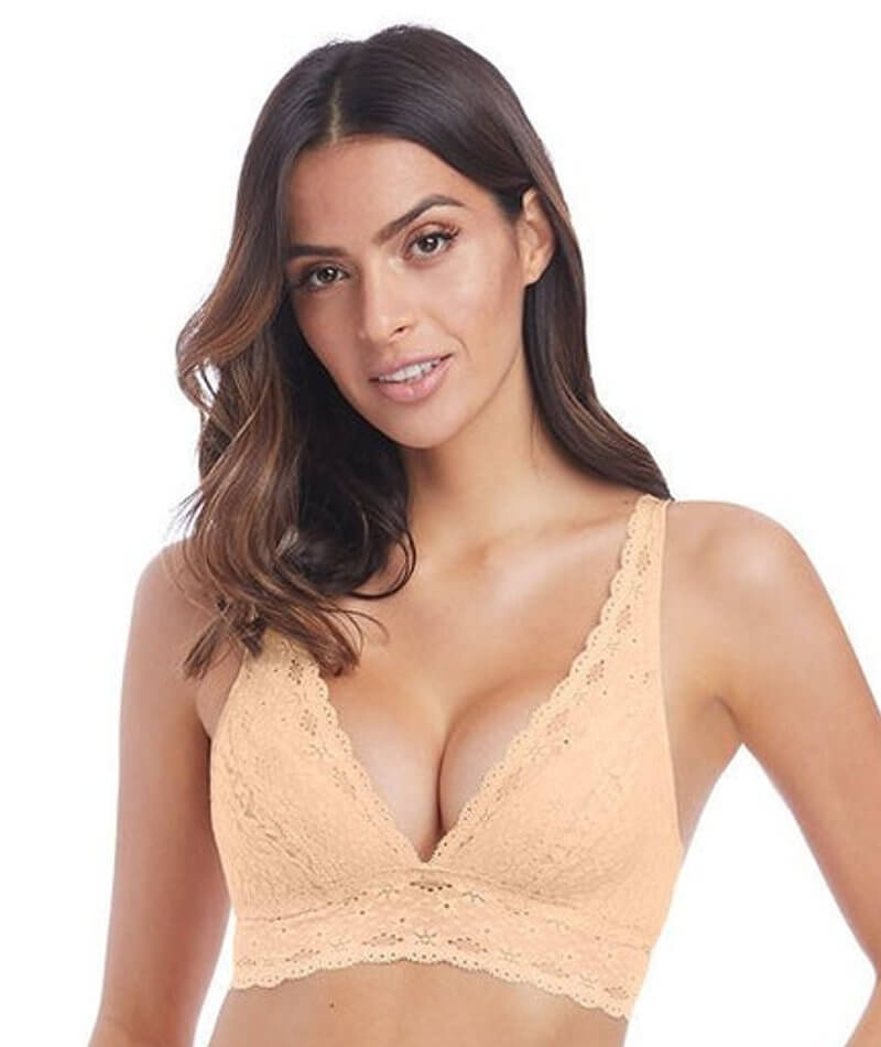 Buy Latte Nude Recycled Lace Full Cup Bra 40C | Bras | Argos