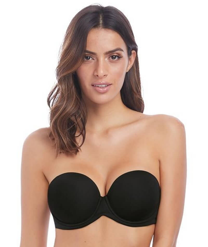 Set of Two (2) Waco Red Carpet Strapless Underwire Bras (1-Black, 1-Sand)