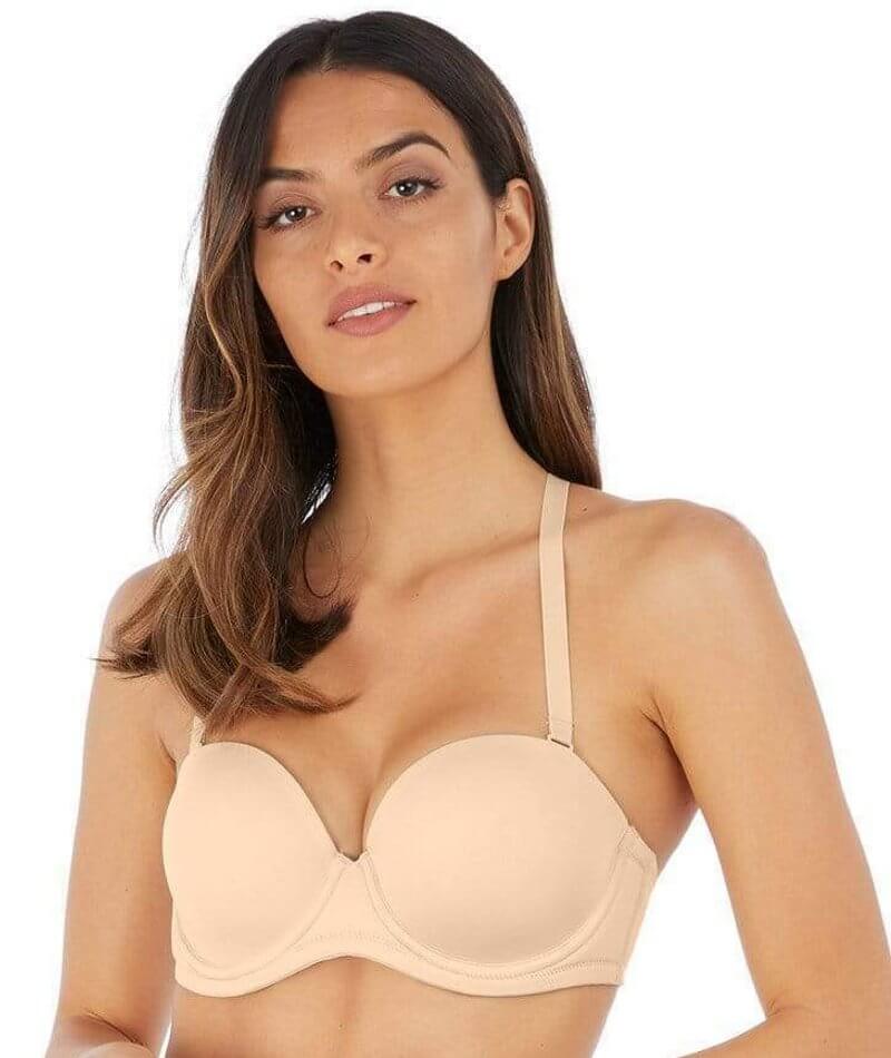 Wacoal Womens Red Carpet Strapless Underwire Support Bra Nude 854119 Size  34G